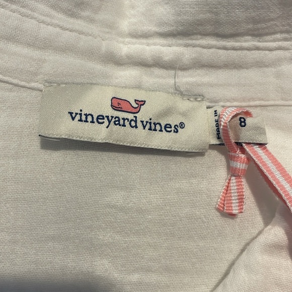 Vineyard Vines gauzy cotton drop waist shirt dress - Picture 10 of 13